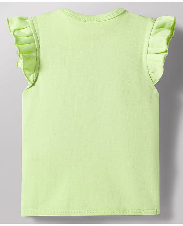 Babyhug Disney Interlock Knit Half Sleeves Frill Jhablas With Minnie Mouse Graphic Print Pack of 2 - Multicolor