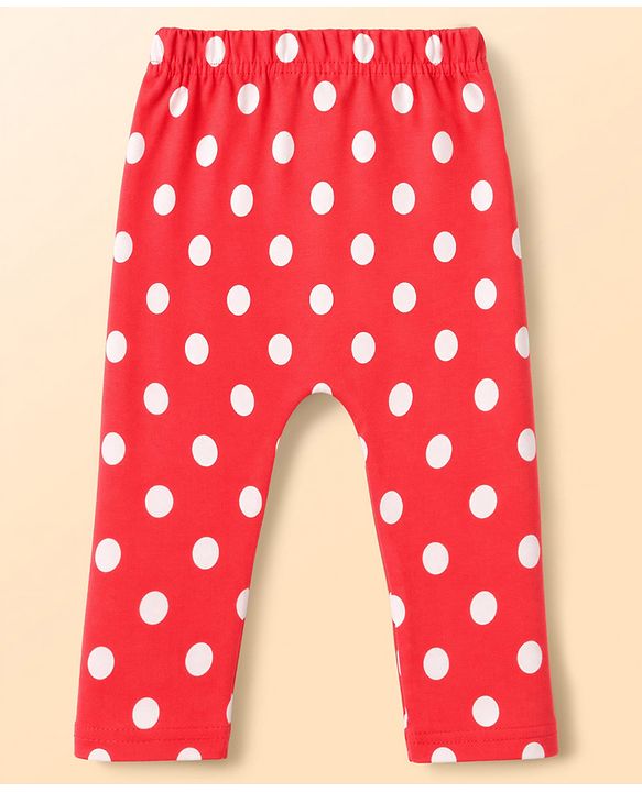 Babyhug Interlock Knit Full Length Diaper Leggings with Floral Print Pack of 3 - Multicolor