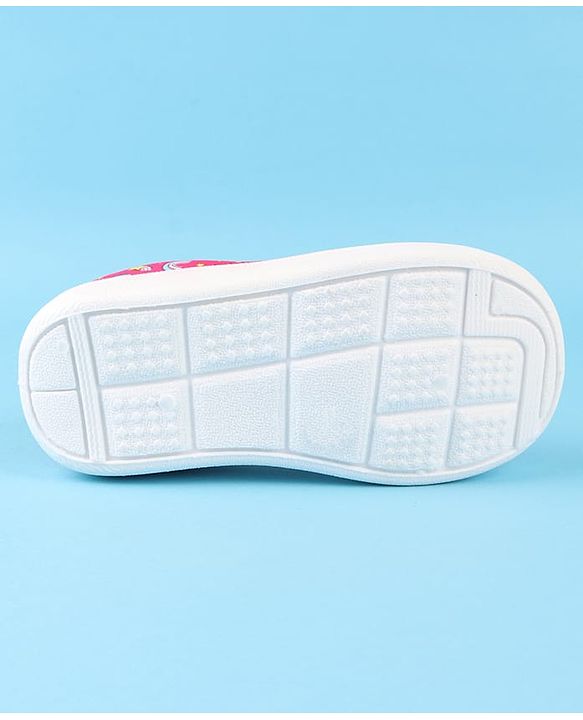 Cute Walk by Babyhug Slip On Casual Shoes with Rainbow Print - Pink & Yellow