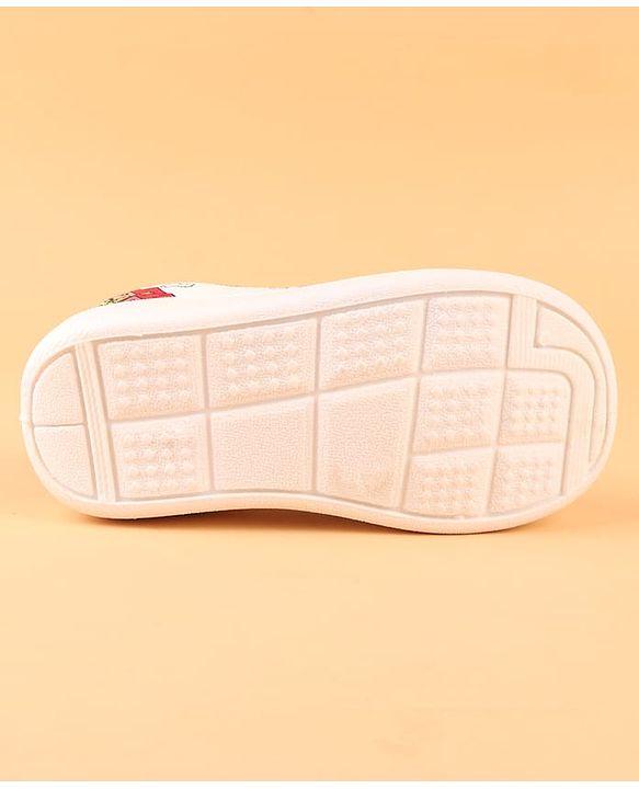 Cute Walk by Babyhug Slip On Casual Shoes with House Print - White