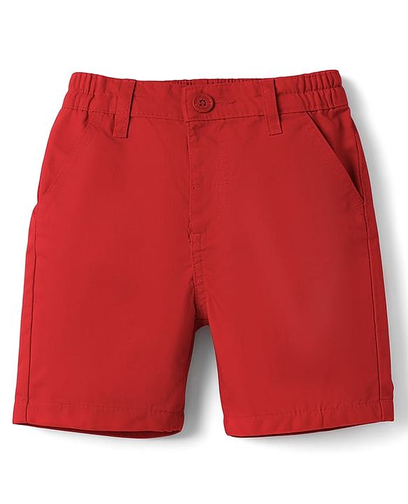 Babyhug Cotton Woven Half Sleeves Checks Shirt & Denim Shorts Set - Multicolor