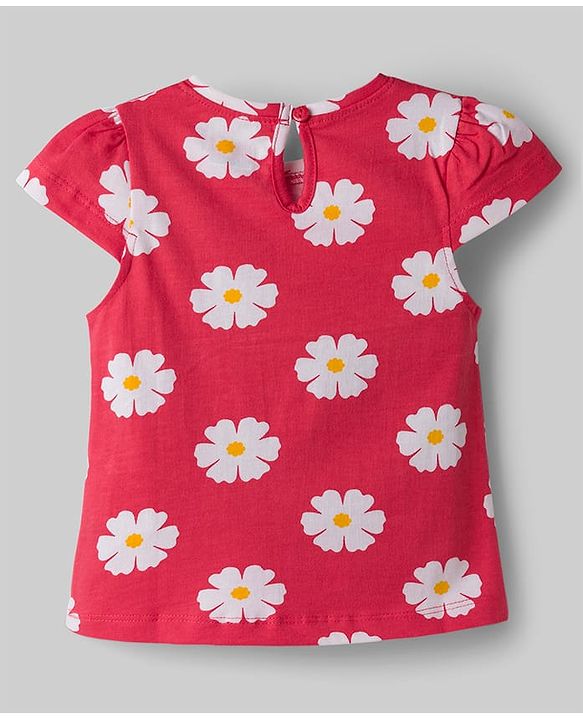 Babyhug Cotton Knit T-Shirts Half Sleeves with Graphics Multi Color 9-12 Months Pack of 3