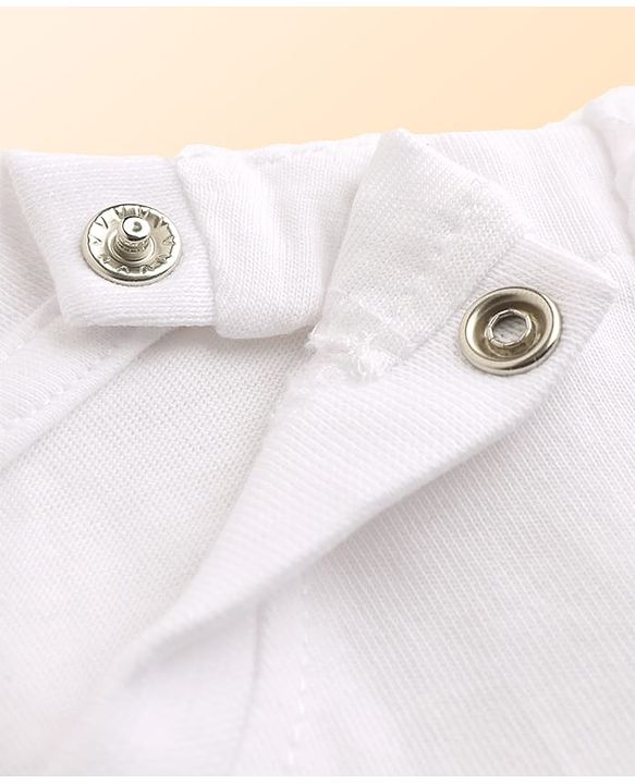 Babyhug Cotton Knit Half Sleeves T-Shirt with Schiffli Detailing & Floral Print - Multicolor