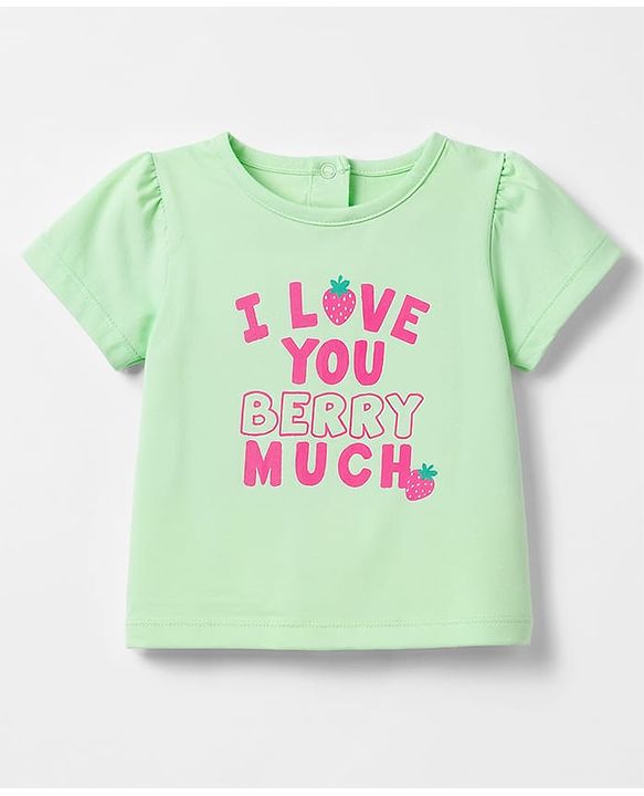 Babyhug Cotton Knit T-Shirts Half Sleeves with Graphics Multi Color 6-9 Months Pack of 3