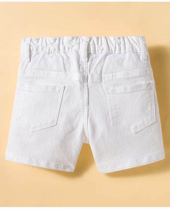 Babyhug Single Jersey Knit Sleeveless Checkered Top & Shorts Set - Multicolour & White