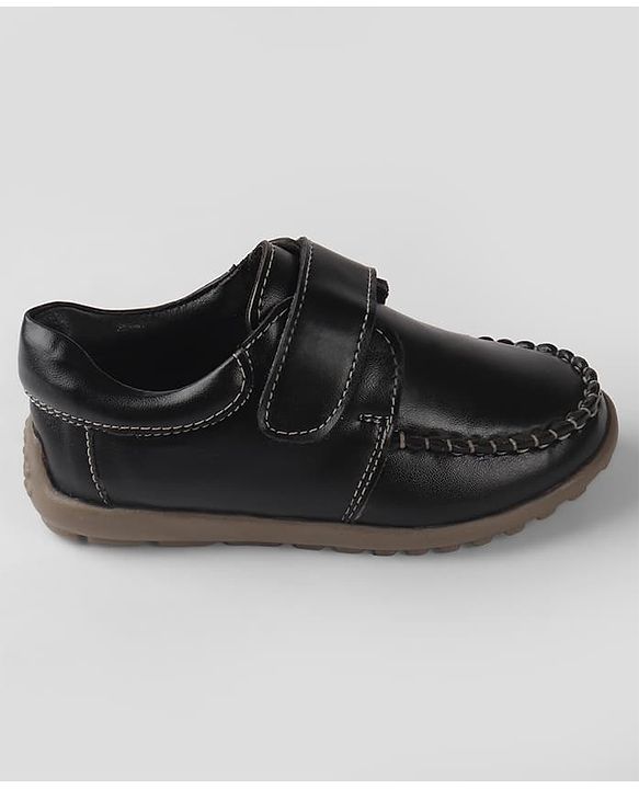 Cute Walk By Babyhug Velcro Closure Formal & Party Wear Shoes - Black