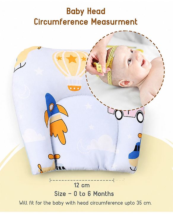 Babyhug Premium 100% Cotton Mattress Set with Mosquito Net & Pillow  Transport Print Blue| Soft Cushioned Bedding | 0-12 Months| New Born Essential| Easy Zipper Closure| Foldable & Travel-Friendly