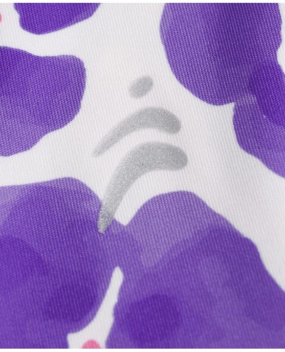 Pine Active Knit Full Length Printed Leggings - Lavender