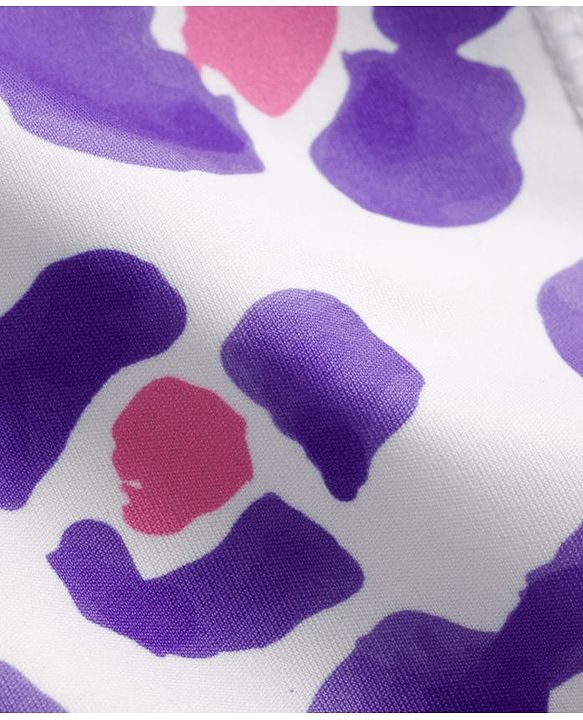 Pine Active Knit Full Length Printed Leggings - Lavender