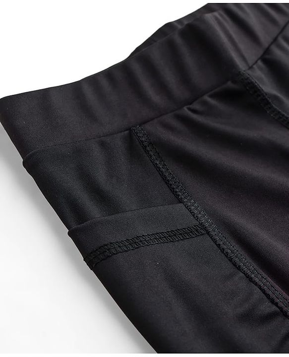 Pine Active Knit Full Length Leggings With Ombre Effect - Black