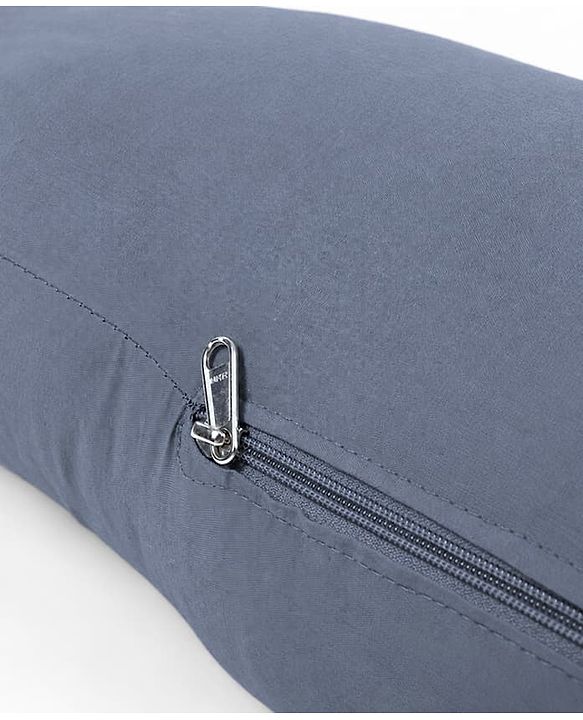 Babyhug 100% Cotton Flexible & Supportive H Shape Maternity Pillow with Extra Support- Grey | Soft yet Firm| Breathable Fabric| Sleep Feeding & Back Support | Ideal for Pregnant Women