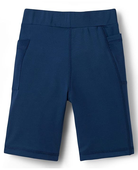Pine Active Knit Ultra Comfort way Stretch Aero Soft Cycling Shorts Solid Colour - Black