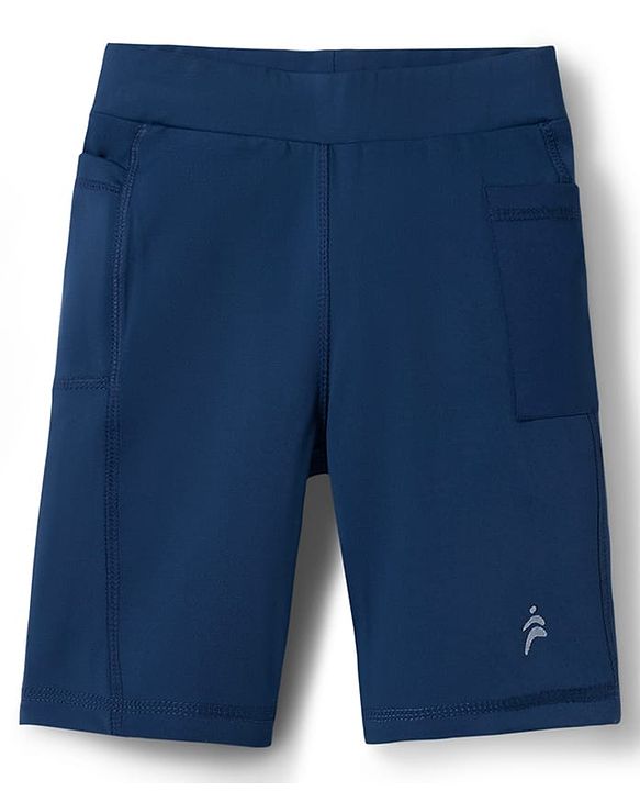 Pine Active Knit Ultra Comfort way Stretch Aero Soft Cycling Shorts Solid Colour - Black