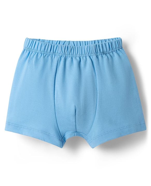 Babyhug 100% Cotton Knit Trunks with Animal & Star Print Pack of 3 - Multicolor