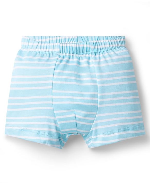 Babyhug Single Jersey Knit Trunks With Car Print Pack of 3 - Multicolor