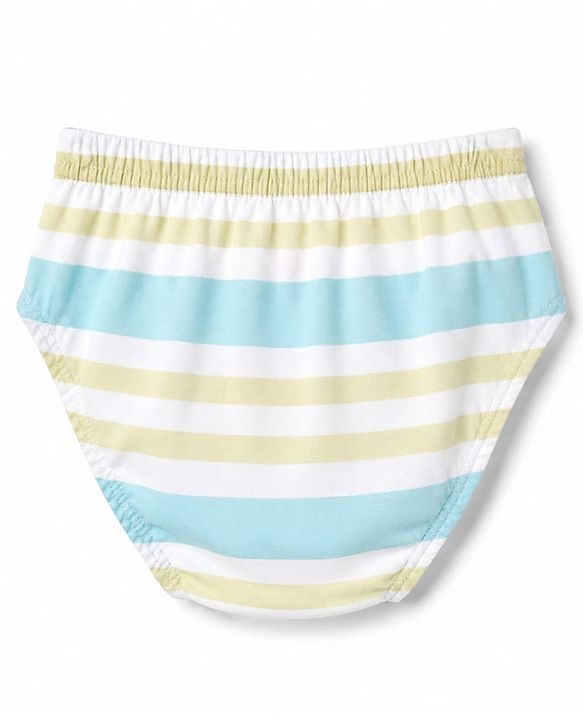 Babyhug 100% Cotton Knit Striped & Sea Life & Nautical Theme Printed Briefs Pack Of 3 - Briefs