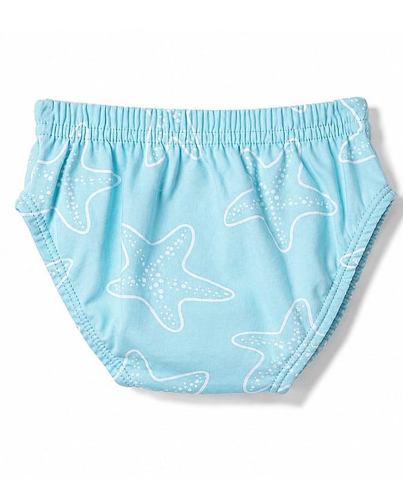 Babyhug 100% Cotton Knit Striped & Sea Life & Nautical Theme Printed Briefs Pack Of 3 - Briefs