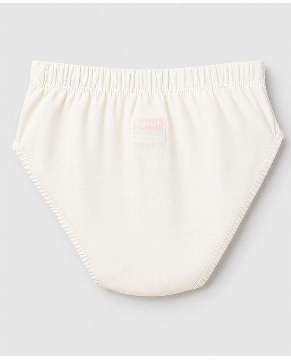 Babyhug 100% Cotton Single Jersey Knit Striped Briefs With Dino Printed Pack of 3 - Olive & Cream & Yellow