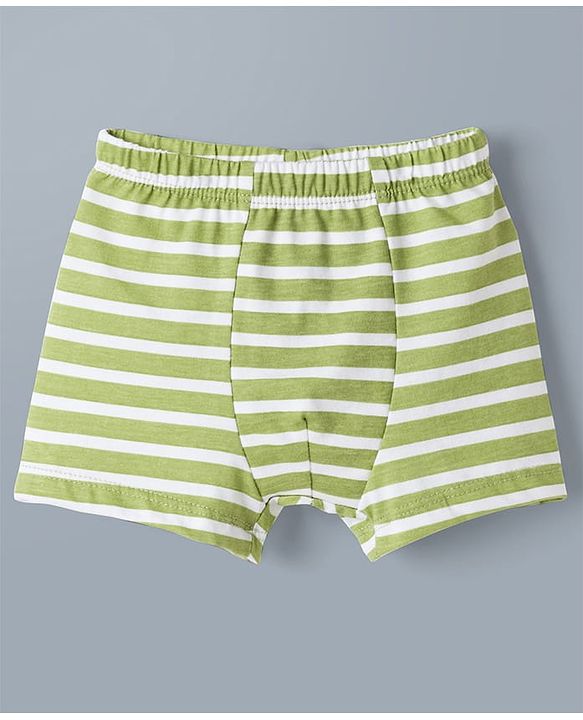 Babyhug 100% Cotton Knit Trunks With Taxi & Star Print Pack of 3 - Multicolor