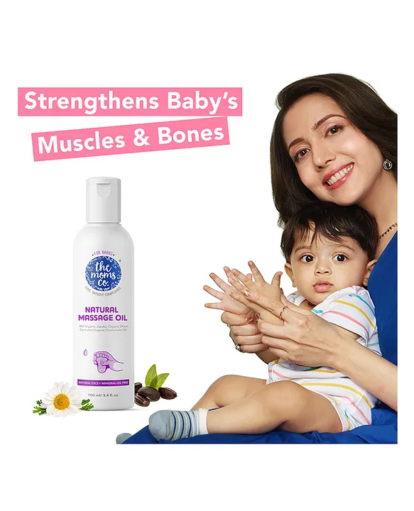 Moms co baby massage clearance oil