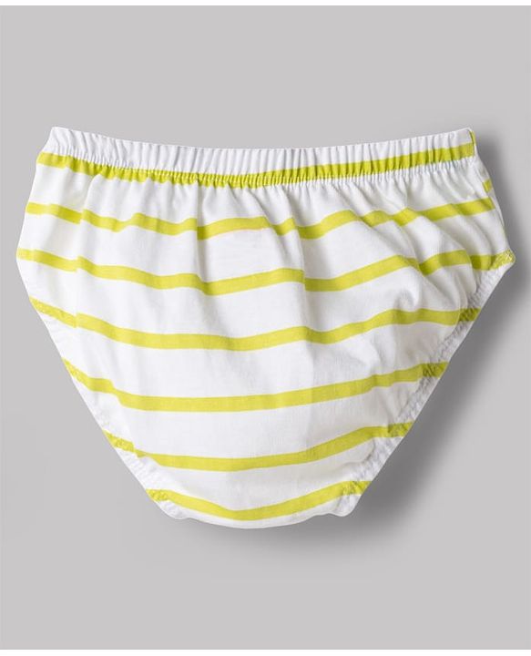 Babyhug 100% Cotton Knit Star Printed Briefs Pack of 3 - Multicolor