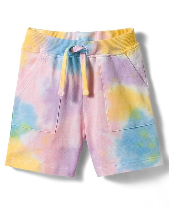 Babyhug 100% Cotton Knit Half Sleeves Beach Theme Printed Co-Ords T-Shirt & Shorts Set - Multicolour