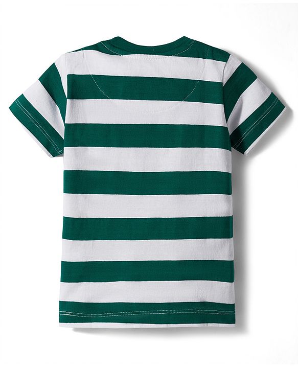 Babyhug Single Jersey Knit Half Sleeves T-Shirt & Shorts Set With Teddy Bear Print - Multicolor