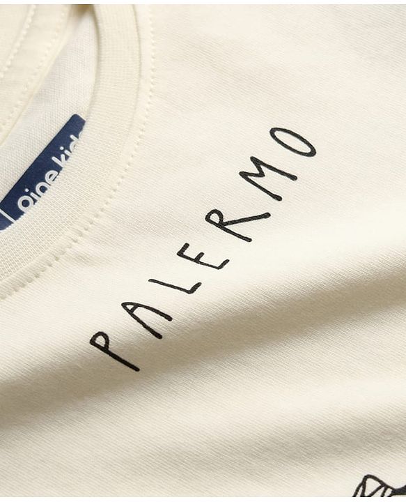 Pine Kids Cotton Knit T-Shirts with Graphic Print Half Sleeves Round Neck White 4-5 Years