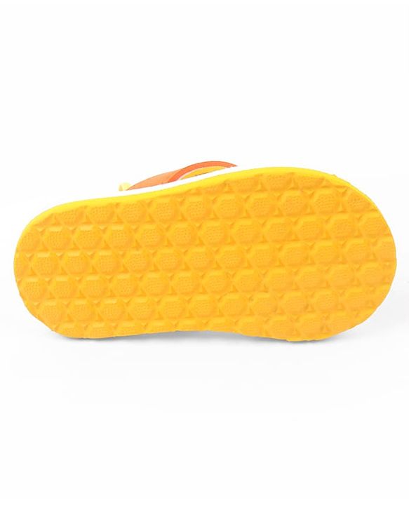 Cute Walk by Babyhug Kite Printed Flip Flops with Back Strap - Light Blue