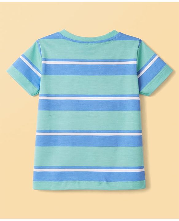 Babyhug Cotton Knit T-Shirts Half Sleeves with Graphics Multi Color 6-9 Months Pack of 3