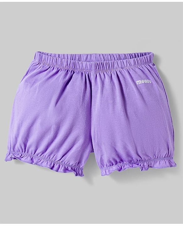 Pine Kids Cotton Lycra Knit Hearts Printed Bloomers Pack Of 3 ( Colour May Vary )