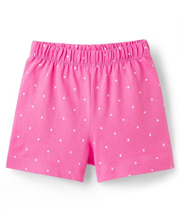 Babyhug Cotton Knit Half  Sleeves T-Shirts & Short Night Suit with Duck Print - Pink