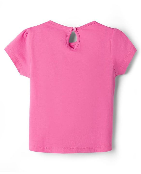 Babyhug Cotton Knit Half Sleeves T-Shirts With Heart & Text Print Pack of 2 - Multcolor