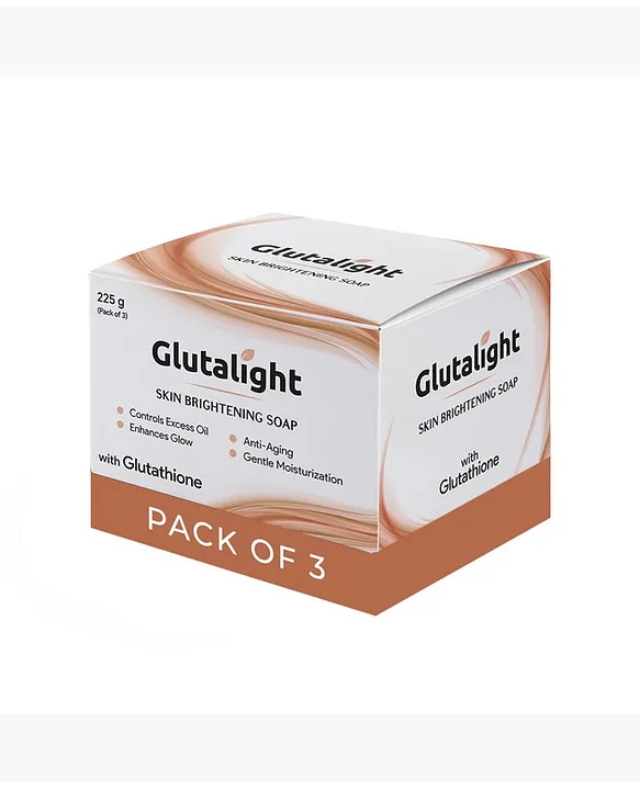 Glutalight Soap | Glutathione | Helps Even Skin Tone | Reduces Dark Spots &  Fades Pigmentation | Bath Soap Combo Offers | Bathing Soap | Helps Control  Excess Oil | For Radiant