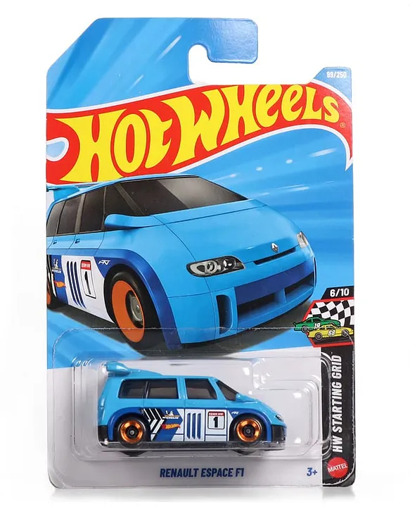 Hot Wheels Renault Espace F1 (99/250) Toy Car - Blue for (3-15