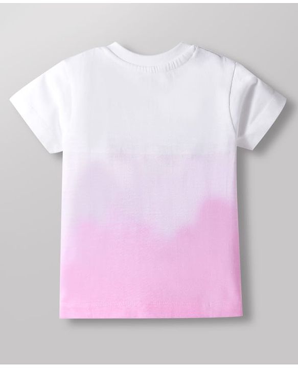 Babyhug Cotton Knit Half Sleeves T-Shirt & Capri Night Suit With Watermelon Print - Pink