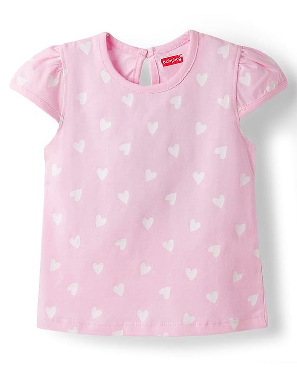 Babyhug Cotton Knit T-Shirts Half Sleeves with Graphics Pack of 3 Multi Color 2-3 Years