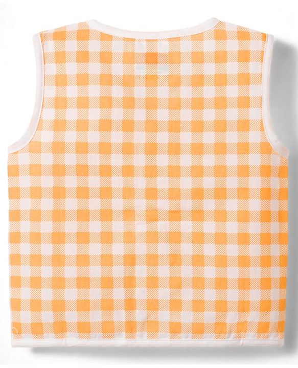Babyhug 100% Cotton Woven Sleeveless Checks & Animal Printed Jhablas Pack of  3 - Multicolour