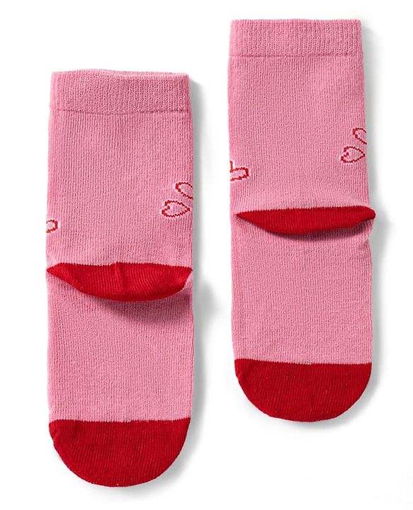 Cute Walk by Babyhug Knit Anti-Bacterial Ankle Length Socks With Disney Character Graphics Pack of 3 - Multicolor