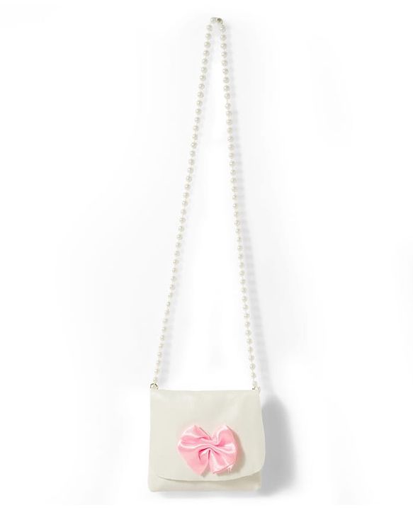Babyhug Cotton Woven Sleeveless Tiered Peter Pan Collared Checks One Piece Frock  With Sling Bag & Bow Applique - Pink