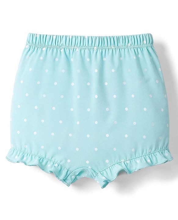 Babyhug 100% Cotton Single Jersey Knit Polka Dot Printed Bloomers Pack of 3 - Dark Pink & Light Blue