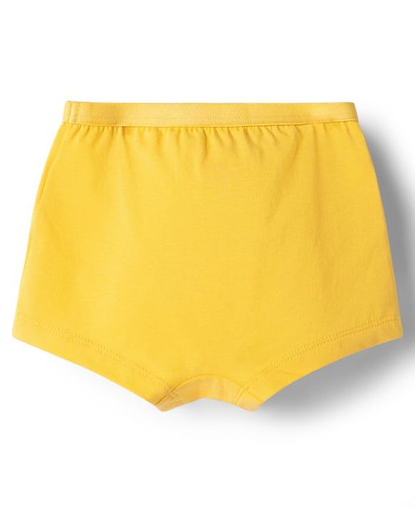 Babyhug 100% Cotton Single Jersey Knit Bloomers With Heart Print Pack of 3 - Multicolor