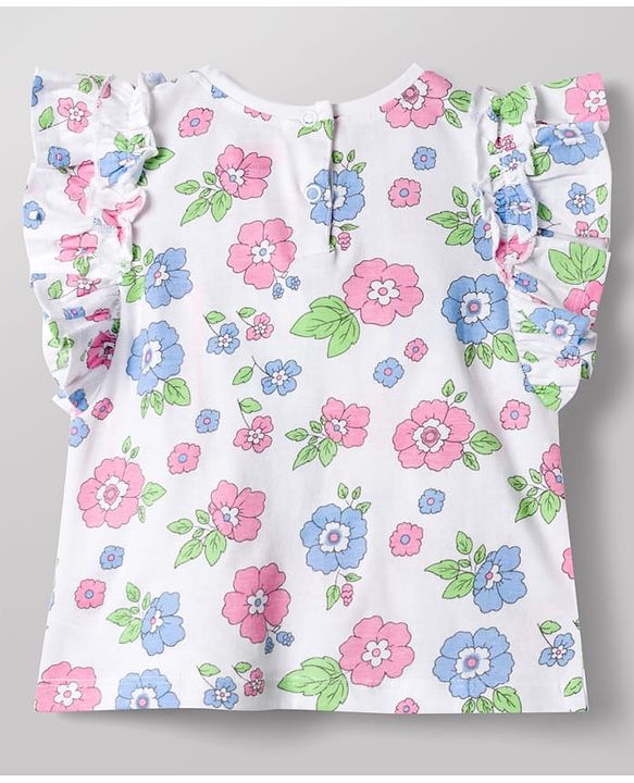 Babyhug Cotton Knit T-Shirt All Over Printed Multi Color 2-3 Years