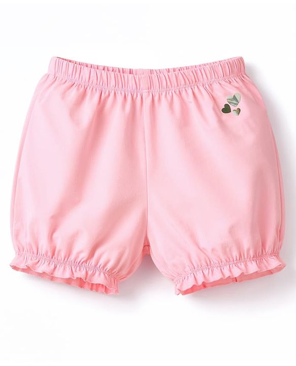 Pine Kids Cotton Lycra Knit Solid Bloomers Pack of 3 (Color May Vary)