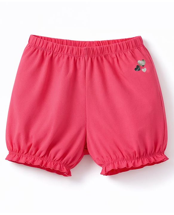 Pine Kids Cotton Lycra Knit Solid Bloomers Pack of 3 (Color May Vary)