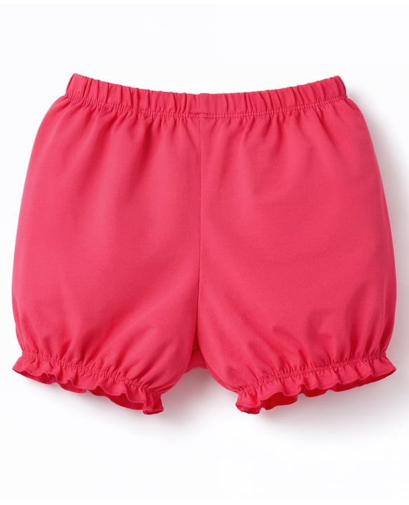 Pine Kids Cotton Lycra Knit Solid Bloomers Pack of 3 (Color May Vary)