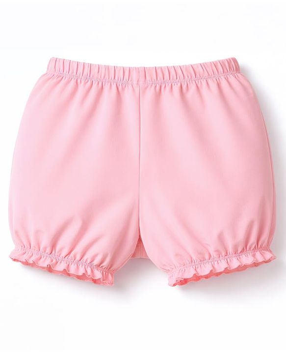 Pine Kids Cotton Lycra Knit Solid Bloomers Pack of 3 (Color May Vary)