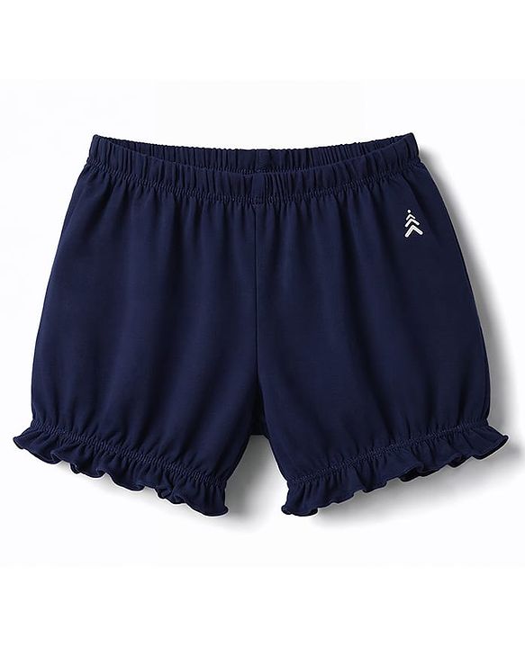 Pine Kids Cotton Lycra Knit Solid Bloomers Pack of 3 - Multicolor