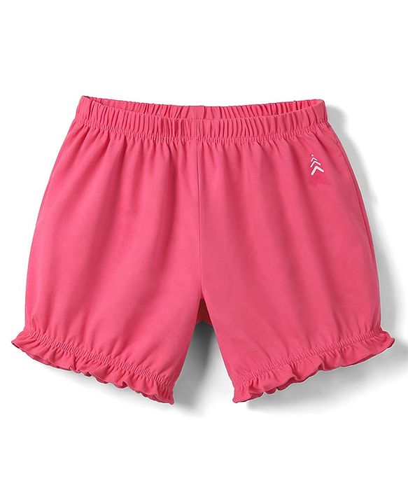 Pine Kids Cotton Lycra Knit Solid Bloomers Pack of 3 - Multicolor