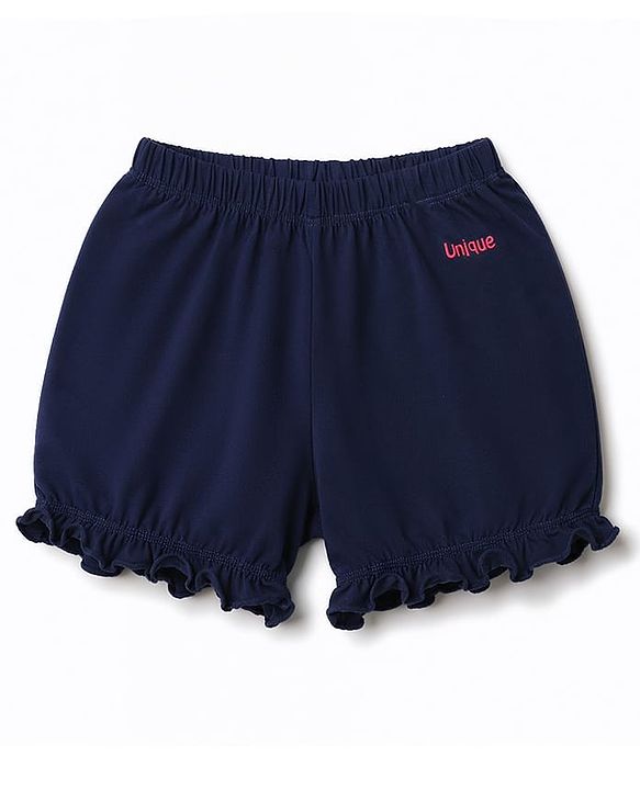 Pine Kids Cotton Lycra Knit Bloomers With Floral & Star Print  Pack of 3 - Multicolor